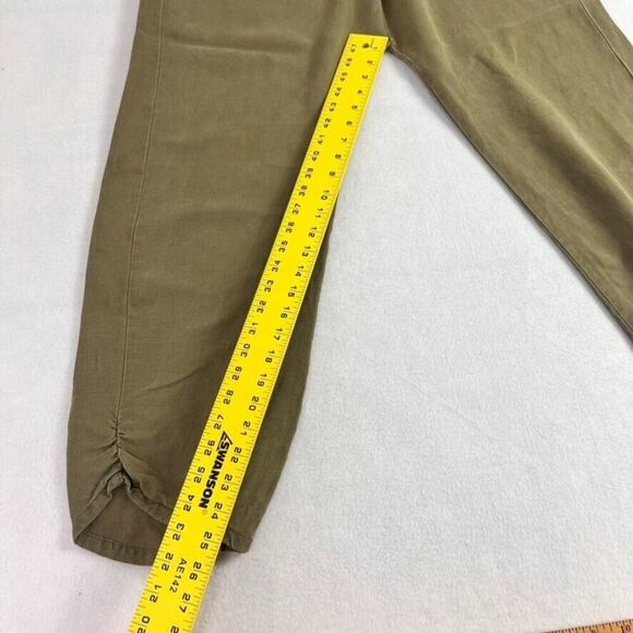By anthropologie Pant Women Small Green Drawstring Elastic Atleisure Lightweight - Picture 8 of 16